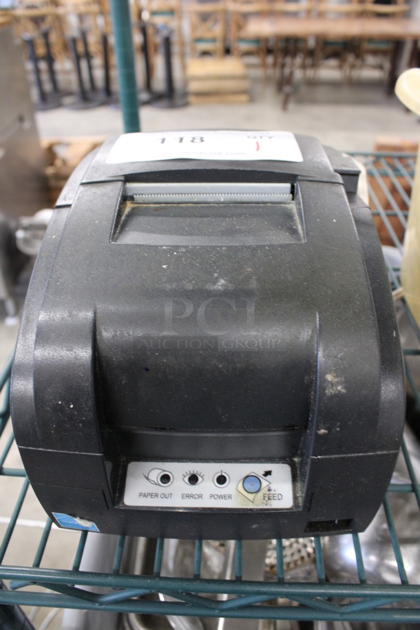 Bixolon Model SRP-275HC Countertop Receipt Printer. 6x9x6
