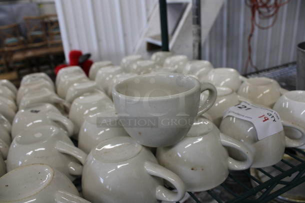 18 White Ceramic Mugs. 5x4x2.5. 18 Times Your Bid! - Image 2 of 2