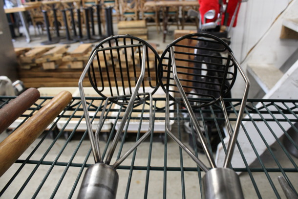 2 Metal Mashers. 5x5x24. 2 Times Your Bid! - Image 2 of 3
