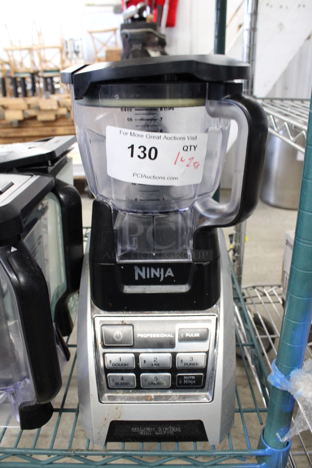 Ninja Metal Countertop Blender w/ 3 Pitchers. 7x10x18. Tested and Does Not Power On - Image 2 of 6