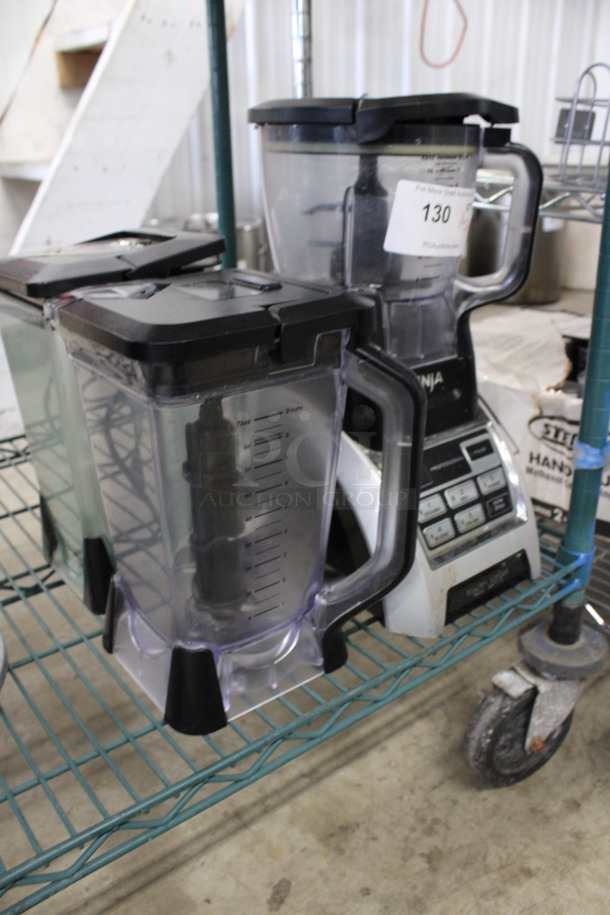Ninja Metal Countertop Blender w/ 3 Pitchers. 7x10x18. Tested and Does Not Power On - Image 5 of 6