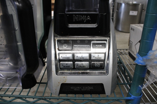 Ninja Metal Countertop Blender w/ 3 Pitchers. 7x10x18. Tested and Does Not Power On - Image 6 of 6