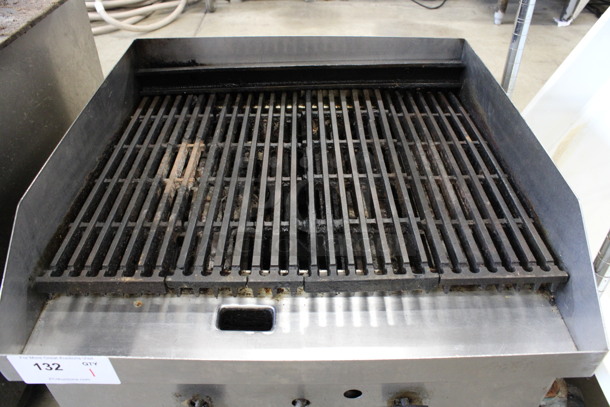 Stainless Steel Commercial Countertop Propane Gas Powered Charbroiler Grill. 24x24x16.5 - Image 2 of 5
