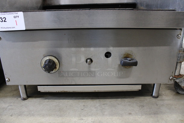Stainless Steel Commercial Countertop Propane Gas Powered Charbroiler Grill. 24x24x16.5 - Image 3 of 5