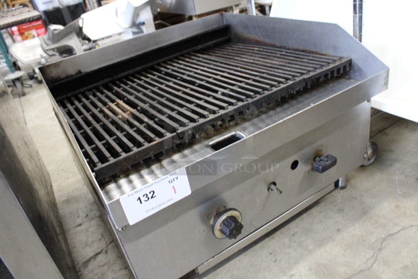 Stainless Steel Commercial Countertop Propane Gas Powered Charbroiler Grill. 24x24x16.5 - Image 4 of 5