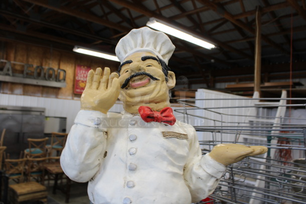 Countertop Italian Chef Figurine. 14x15x26 - Image 2 of 4
