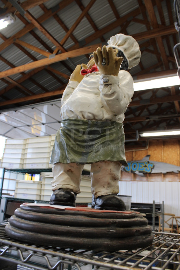 Countertop Italian Chef Figurine. 14x15x26 - Image 4 of 4