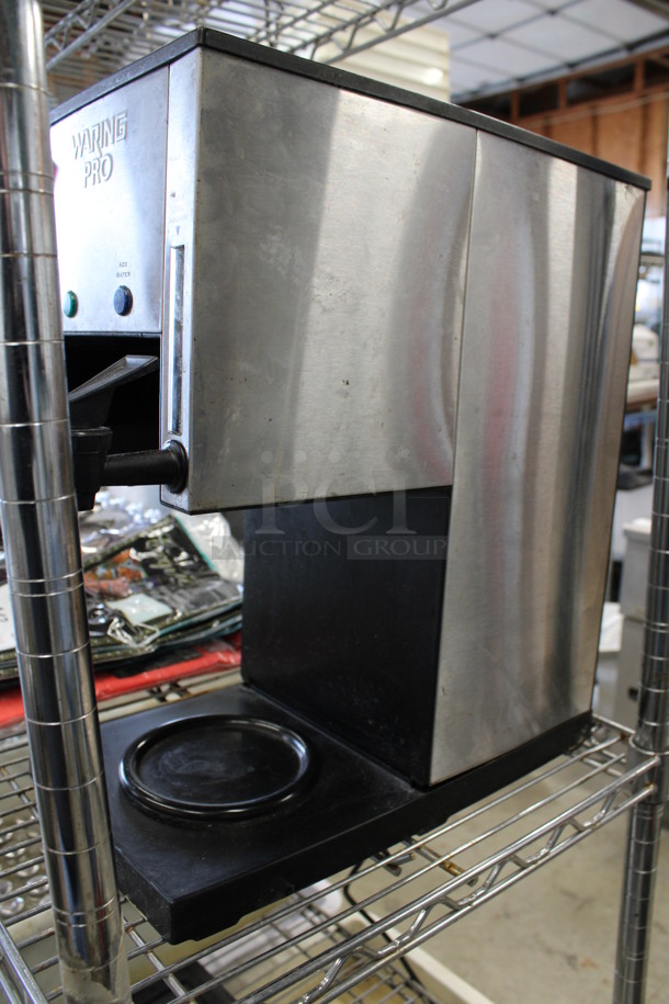 Waring Pro Stainless Steel Countertop Coffee Machine w/ Hot Water Dispenser. 8x16x16 - Image 5 of 5