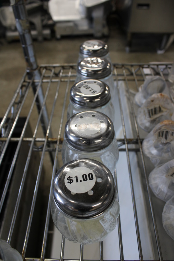 6 Seasoning Shakers w/ Metal Lid. 2.5x2.5x3.5. 6 Times Your Bid! - Image 2 of 3