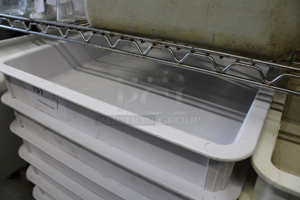 7 White Poly Dough Bins. 18x26x3. 7 Times Your Bid! - Image 3 of 4