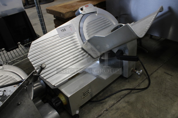 Berkel Stainless Steel Commercial Countertop Meat Slicer w/ Blade Sharpener. 24x19x18. Tested and Working! - Image 2 of 5
