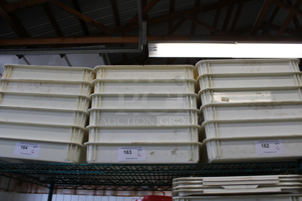 6 White Poly Dough Bins. 18x26x3. 6 Times Your Bid! - Image 3 of 3