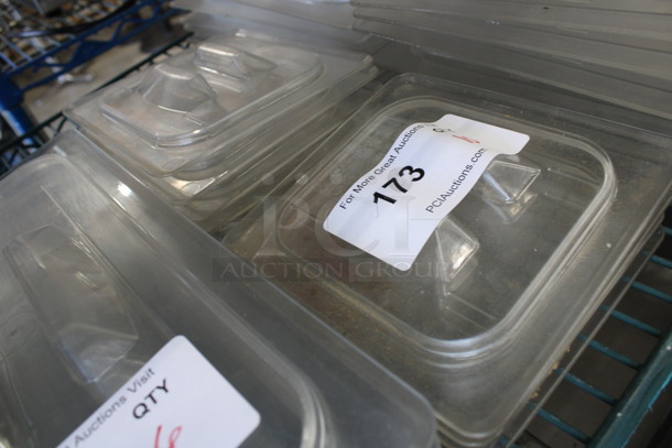 ALL ONE MONEY! Lot of 10 Clear Poly 1/6 Size Drop In Bins! - Image 2 of 2