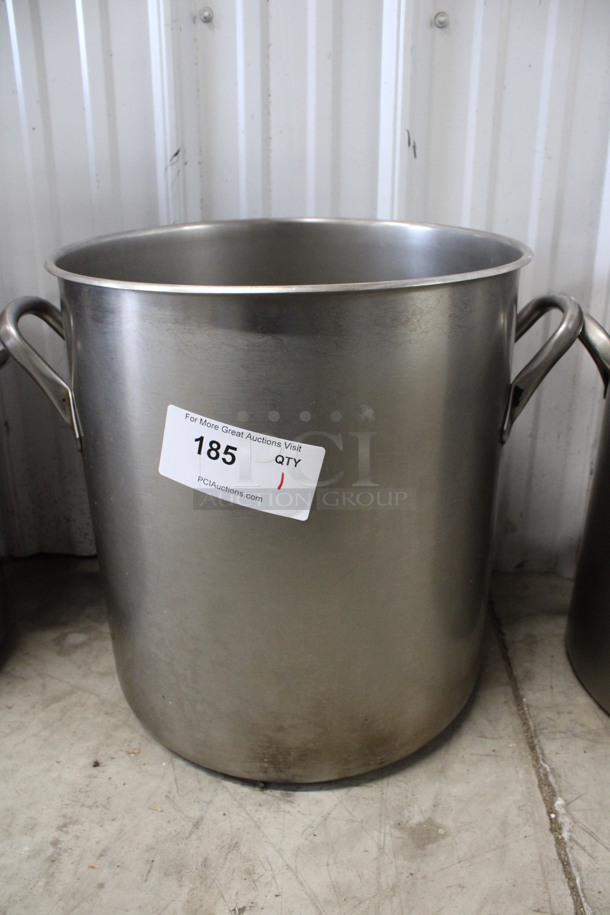 Stainless Steel Stock Pot. 17.5x14.5x16