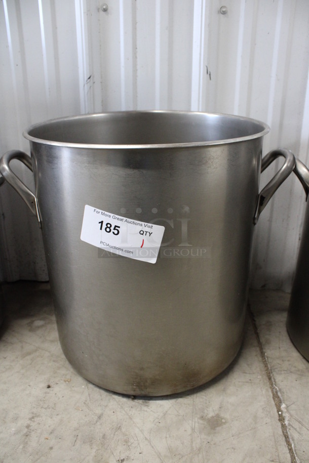 Stainless Steel Stock Pot. 17.5x14.5x16 - Image 1 of 3