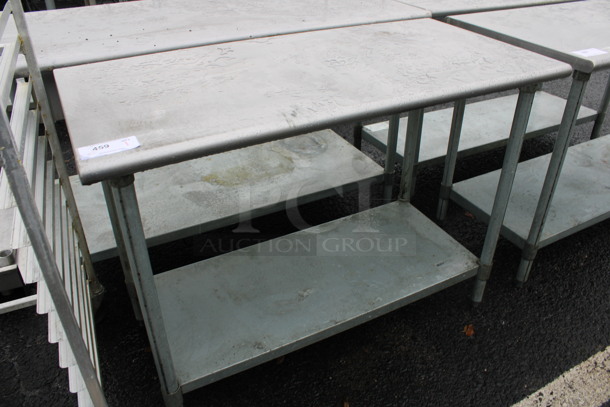 Stainless Steel Commercial Table w/ Metal Under Shelf. 48x24x35 - Image 2 of 3