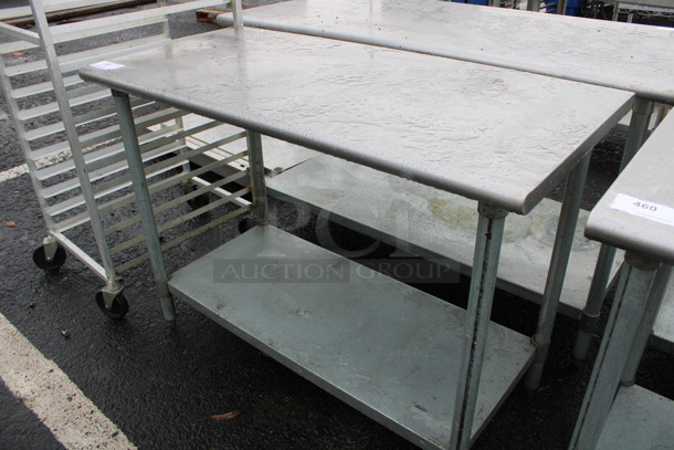 Stainless Steel Commercial Table w/ Metal Under Shelf. 48x24x35 - Image 3 of 3