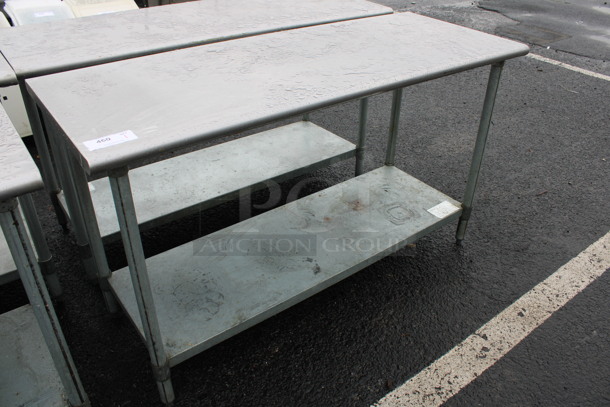 Stainless Steel Commercial Table w/ Metal Under Shelf. 60x24x35 - Image 2 of 3
