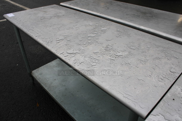 Stainless Steel Commercial Table w/ Metal Under Shelf. 60x24x35 - Image 3 of 3