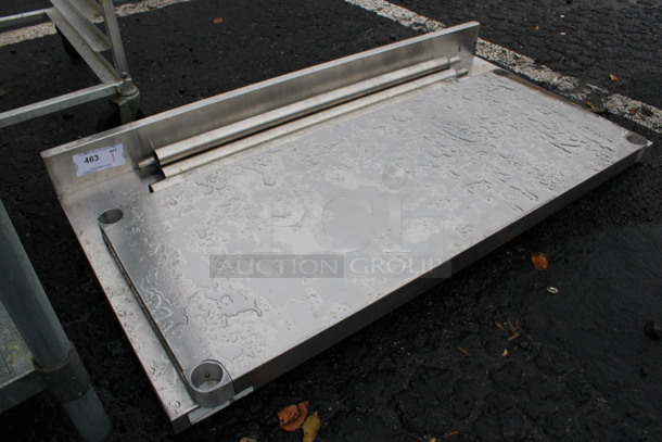 Stainless Steel Tabletop, Stainless Steel Under Shelf and 4 Metal Legs. 48x24x7, 35" - Image 3 of 3