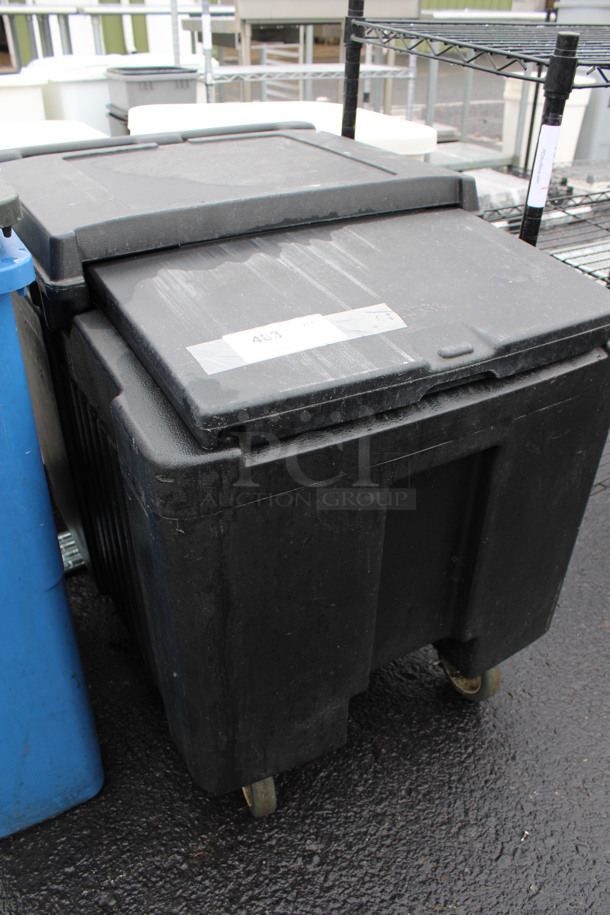Cambro Black Poly Ice Bin on Commercial Casters. 23x32x29 - Image 2 of 5