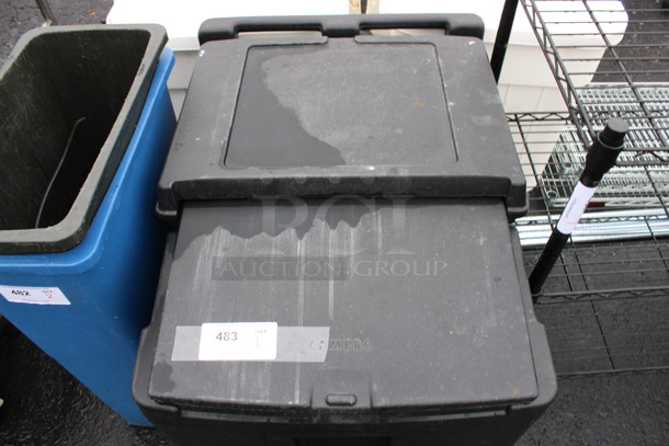 Cambro Black Poly Ice Bin on Commercial Casters. 23x32x29 - Image 3 of 5