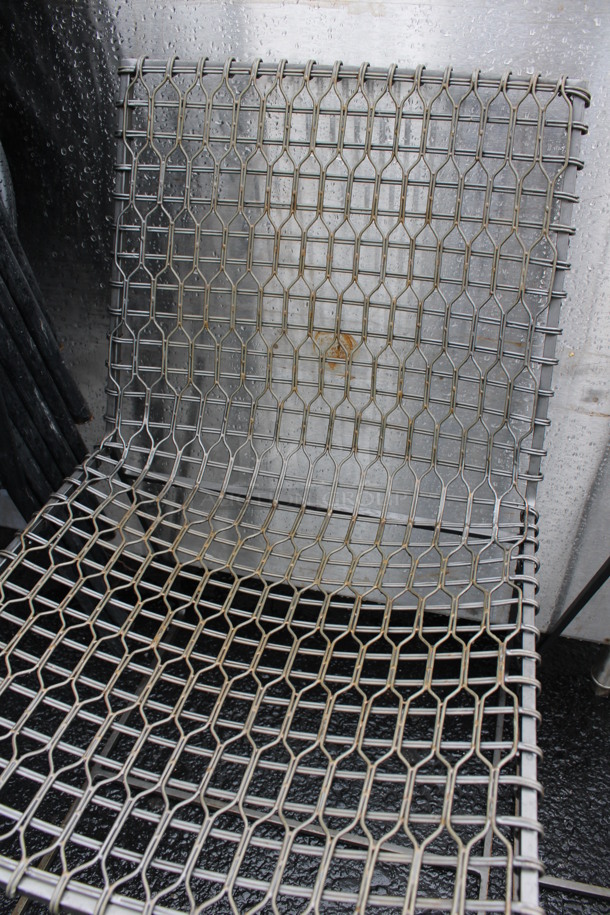 3 Metal Mesh Chairs. 20x23x31. 3 Times Your Bid! - Image 3 of 4
