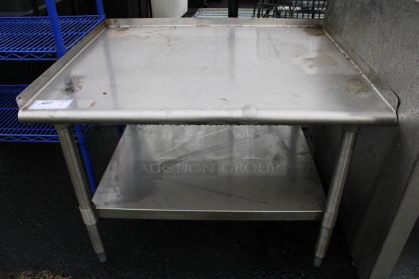 Stainless Steel Commercial Equipment Stand w/ Under Shelf. 36x30x27