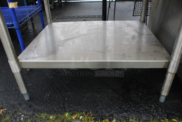 Stainless Steel Commercial Equipment Stand w/ Under Shelf. 36x30x27 - Image 3 of 4