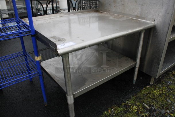 Stainless Steel Commercial Equipment Stand w/ Under Shelf. 36x30x27 - Image 4 of 4