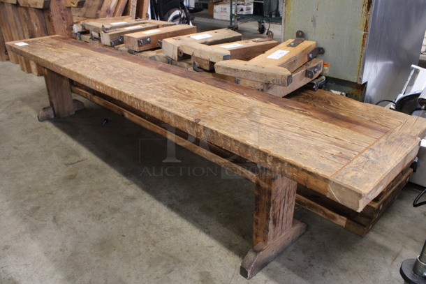 Wooden Bench. 89x13x18