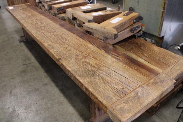 Wooden Bench. 89x13x18 - Image 2 of 3