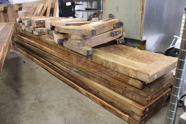 Wooden Bench. Bench Is Disassembled. 89x13x18 - Image 4 of 4