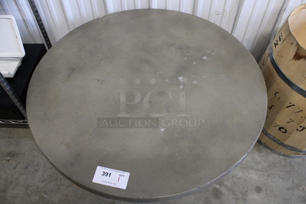 Stone Round Tabletop on Base. 36x36x18 - Image 3 of 3