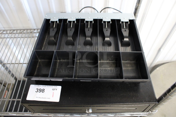 Black Metal Cash Drawer w/ Insert. 16x16.5x4 - Image 3 of 3