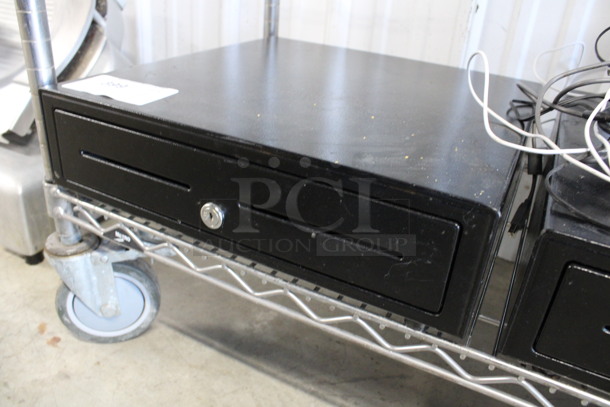 Black Metal Cash Drawer. 16x16.5x4 - Image 2 of 3