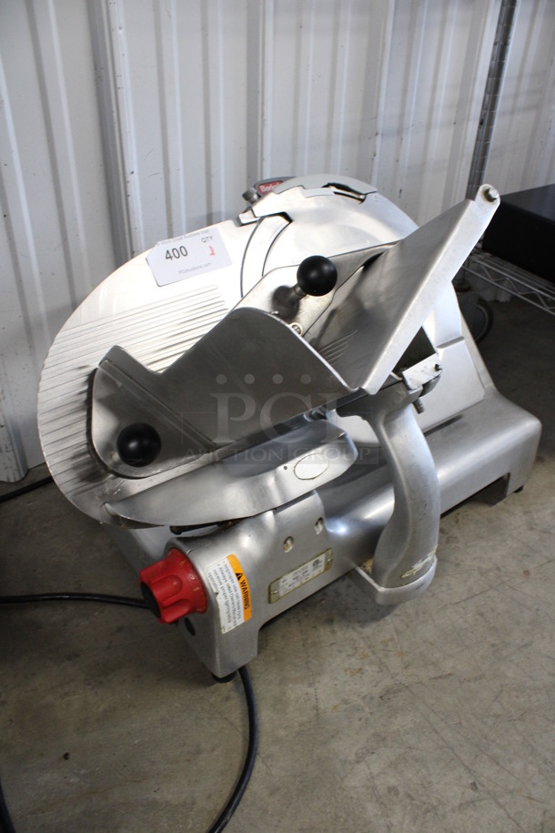 Berkel Model 909M Stainless Steel Commercial Countertop Meat Slicer w/ Blade Sharpener. 115 Volts, 1 Phase. 26x20x21. Tested and Working! - Image 3 of 7
