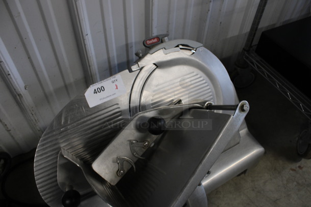 Berkel Model 909M Stainless Steel Commercial Countertop Meat Slicer w/ Blade Sharpener. 115 Volts, 1 Phase. 26x20x21. Tested and Working! - Image 4 of 7