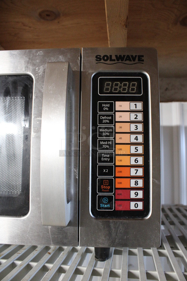 Solwave Stainless Steel Commercial Microwave Oven. 20x15x12 - Image 3 of 4