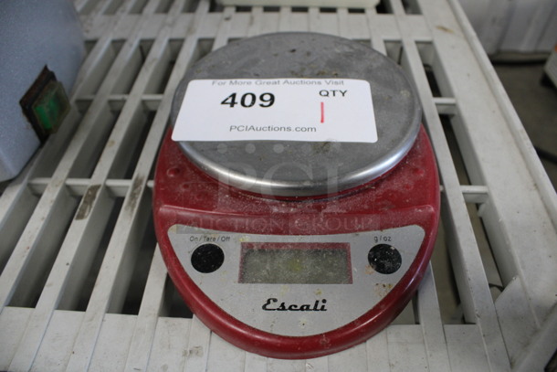 Escali Poly and Metal Countertop Food Portioning Scale. 5.5x8x2 - Image 1 of 3