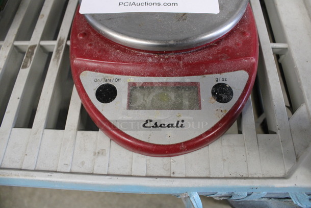 Escali Poly and Metal Countertop Food Portioning Scale. 5.5x8x2 - Image 2 of 3