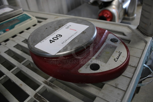 Escali Poly and Metal Countertop Food Portioning Scale. 5.5x8x2 - Image 3 of 3