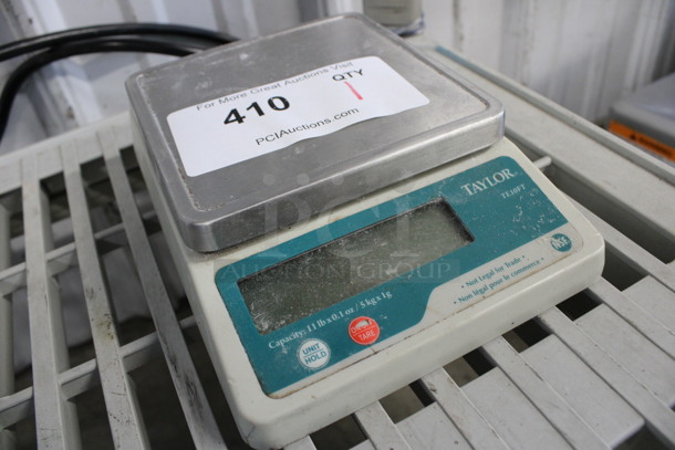 Taylor Model TE10FT Metal Countertop Food Portioning Scale. 6x8x2 - Image 2 of 3