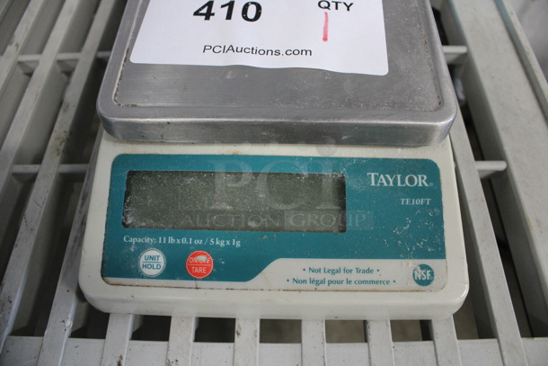 Taylor Model TE10FT Metal Countertop Food Portioning Scale. 6x8x2 - Image 3 of 3