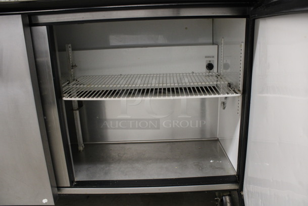 2013 True Model TSSU-60-24M-B-ST Stainless Steel Commercial Sandwich Salad Prep Table Bain Marie Mega Top w/ Cutting Board on Commercial Casters. 115 Volts, 1 Phase. 60x35x47. Tested and Working! - Image 8 of 8