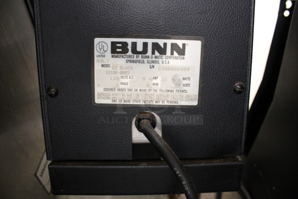 Bunn Model G3 BLACK Metal Commercial Countertop Coffee Bean Grinder. 120 Volts, 1 Phase. 7.5x17x27. Tested and Working! - Image 7 of 7