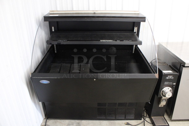 Federal Industries Model ELPRSS4 Metal Commercial Open Grab N Go Merchandiser. 120 Volts, 1 Phase. 47x35x48. Tested and Working! - Image 1 of 7