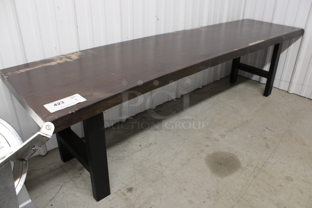 Wooden Bench. 66x17x18 - Image 1 of 4