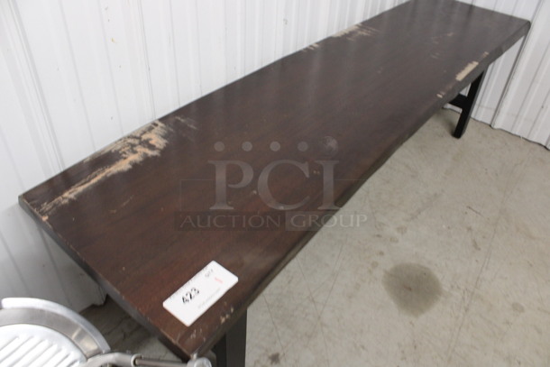 Wooden Bench. 66x17x18 - Image 2 of 4