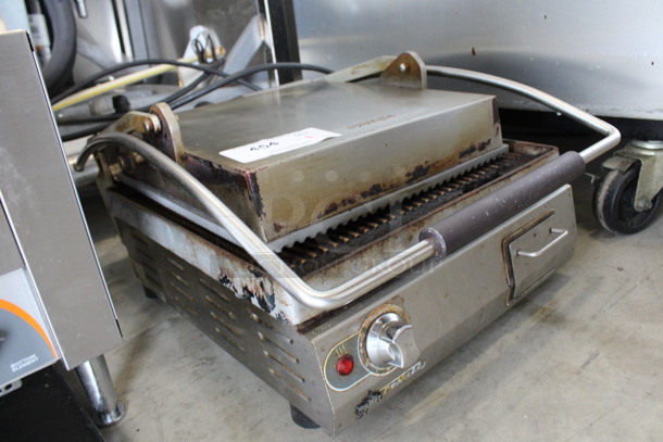 Star Pro Max Stainless Steel Commercial Countertop Panini Press. 17x23x11. Cannot Test Due To Plug Style - Image 2 of 4